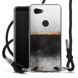 Carry Case Transparent Fabric black/silver