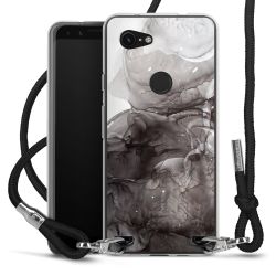 Carry Case Transparent Fabric black/silver