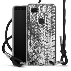 Carry Case Transparent Fabric black/silver