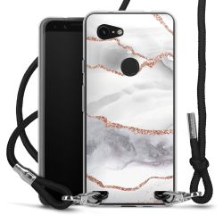 Carry Case Transparent Fabric black/silver