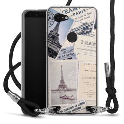 Carry Case Transparent Fabric black/silver