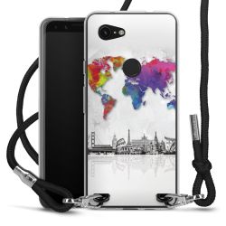 Carry Case Transparent Fabric black/silver