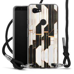 Carry Case Transparent Fabric black/silver