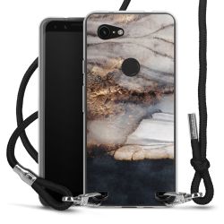 Carry Case Transparent Fabric black/silver