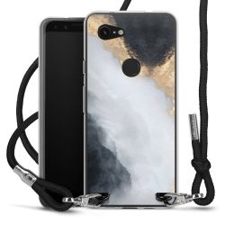 Carry Case Transparent Fabric black/silver