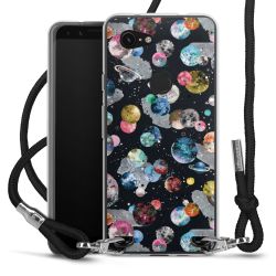 Carry Case Transparent Fabric black/silver