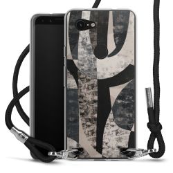 Carry Case Transparent Fabric black/silver