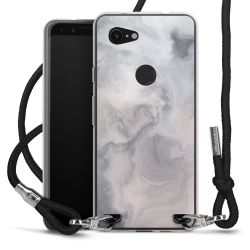 Carry Case Transparent Fabric black/silver