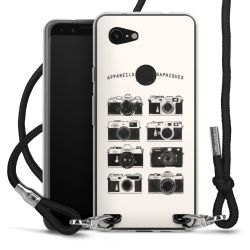 Carry Case Transparent Fabric black/silver