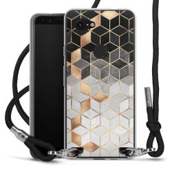 Carry Case Transparent Fabric black/silver