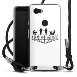 Carry Case Transparent Fabric black/silver