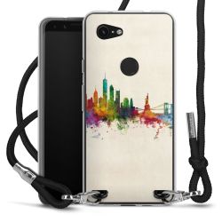 Carry Case Transparent Fabric black/silver