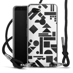 Carry Case Transparent Fabric black/silver