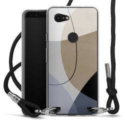 Carry Case Transparent Fabric black/silver