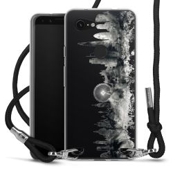 Carry Case Transparent Fabric black/silver