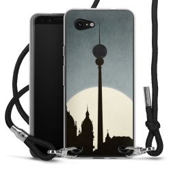 Carry Case Transparent Fabric black/silver