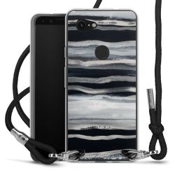 Carry Case Transparent Fabric black/silver