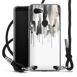 Carry Case Transparent Fabric black/silver