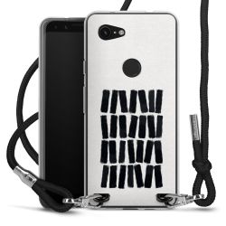 Carry Case Transparent Fabric black/silver