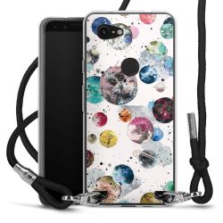 Carry Case Transparent Fabric black/silver