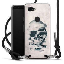 Carry Case Transparent Fabric black/silver