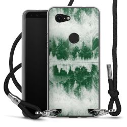 Carry Case Transparent Fabric black/silver