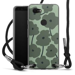 New Carry Case Transparent Stoff schwarz/silber