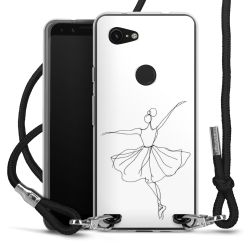 New Carry Case Transparent Stoff schwarz/silber