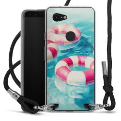 New Carry Case Transparent Stoff schwarz/silber