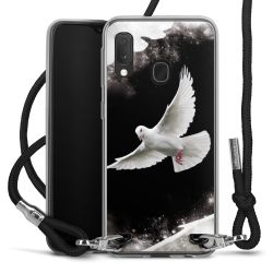 Carry Case Transparent Fabric black/silver