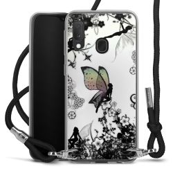 Carry Case Transparent Fabric black/silver