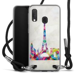 Carry Case Transparent Fabric black/silver