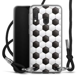 Carry Case Transparent Fabric black/silver