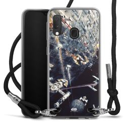 Carry Case Transparent Fabric black/silver