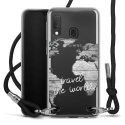 Carry Case Transparent Fabric black/silver