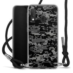 Carry Case Transparent Fabric black/silver