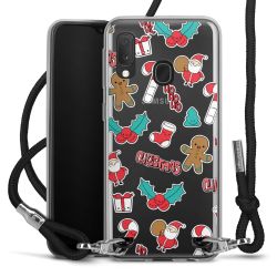 Carry Case Transparent Fabric black/silver