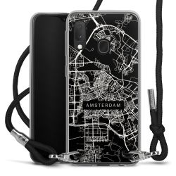 Carry Case Transparent Fabric black/silver