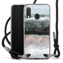 Carry Case Transparent Fabric black/silver