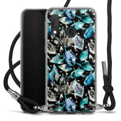 Carry Case Transparent Fabric black/silver