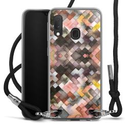 Carry Case Transparent Fabric black/silver