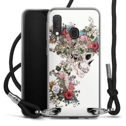 Carry Case Transparent Fabric black/silver