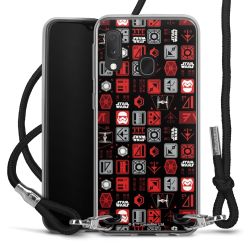 Carry Case Transparent Fabric black/silver