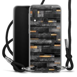 Carry Case Transparent Fabric black/silver