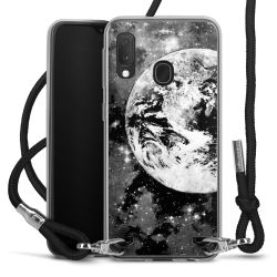 Carry Case Transparent Fabric black/silver