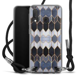 Carry Case Transparent Fabric black/silver