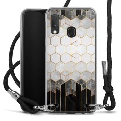 Carry Case Transparent Fabric black/silver