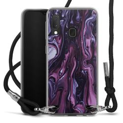 Carry Case Transparent Fabric black/silver