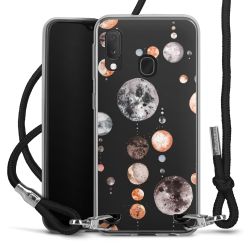 Carry Case Transparent Fabric black/silver