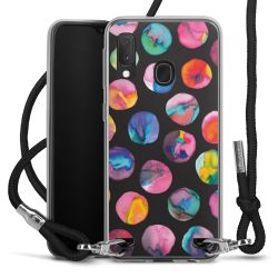 Carry Case Transparent Fabric black/silver